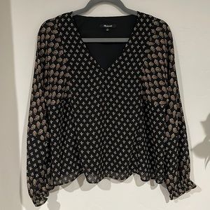 Madewell pattern blouse